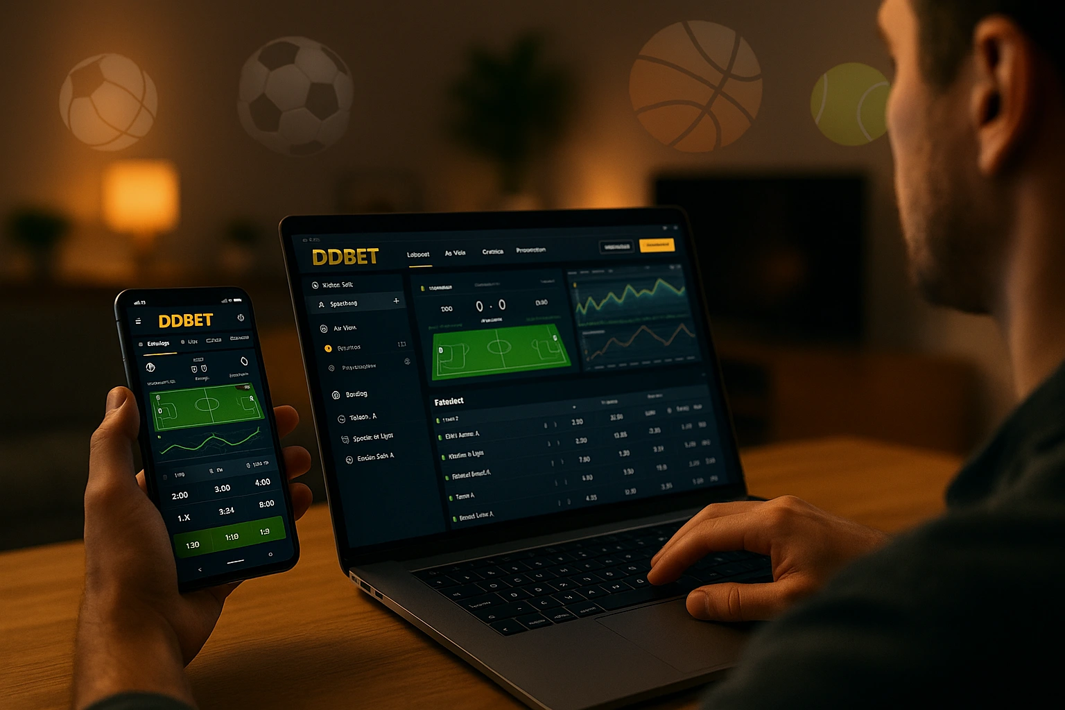 Aposte em apostas esportivas no cassino online DDBET