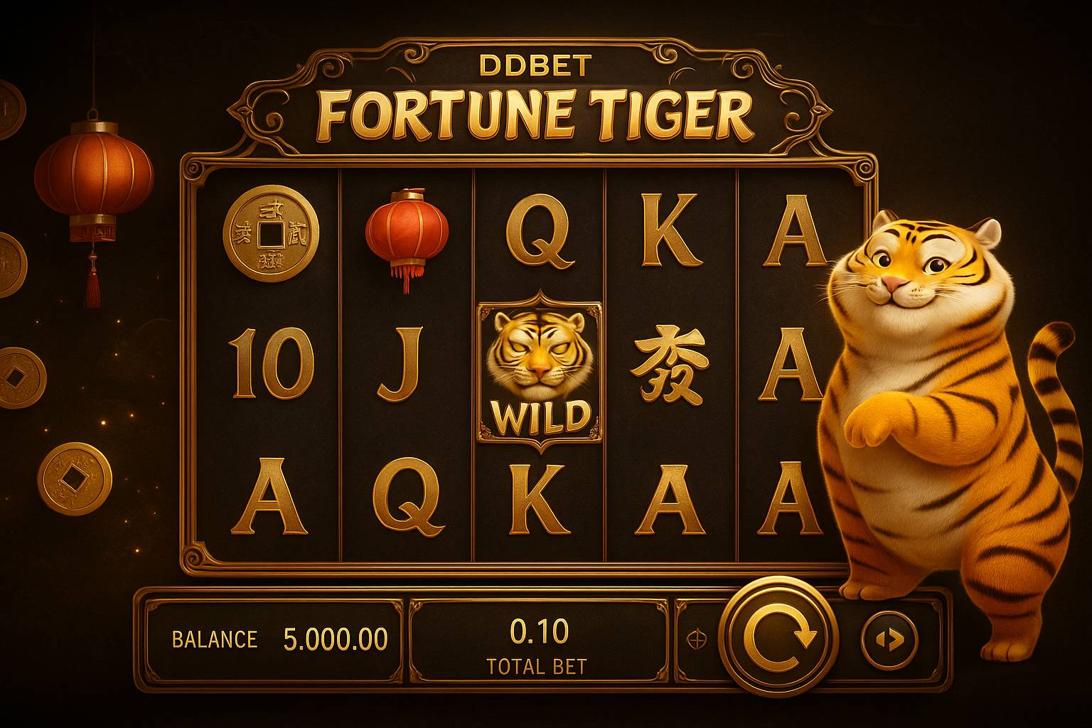 Fortune Tiger é um jogo imperdível no DDBET Casino