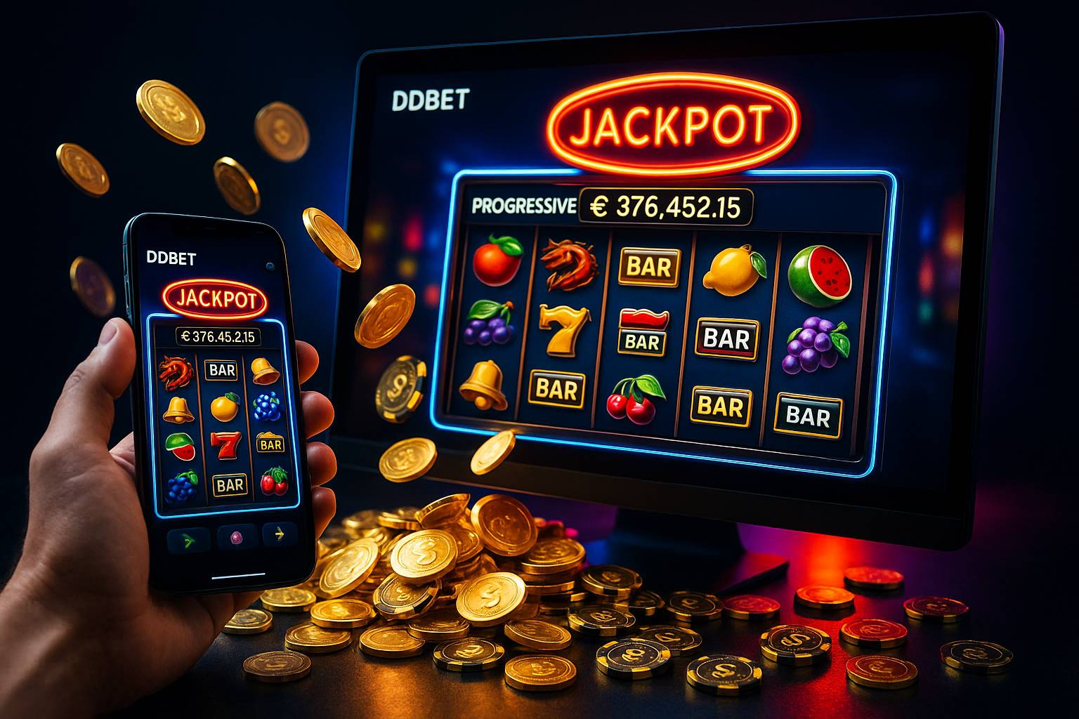 Explore o mundo das slot machines no DDBET Casino